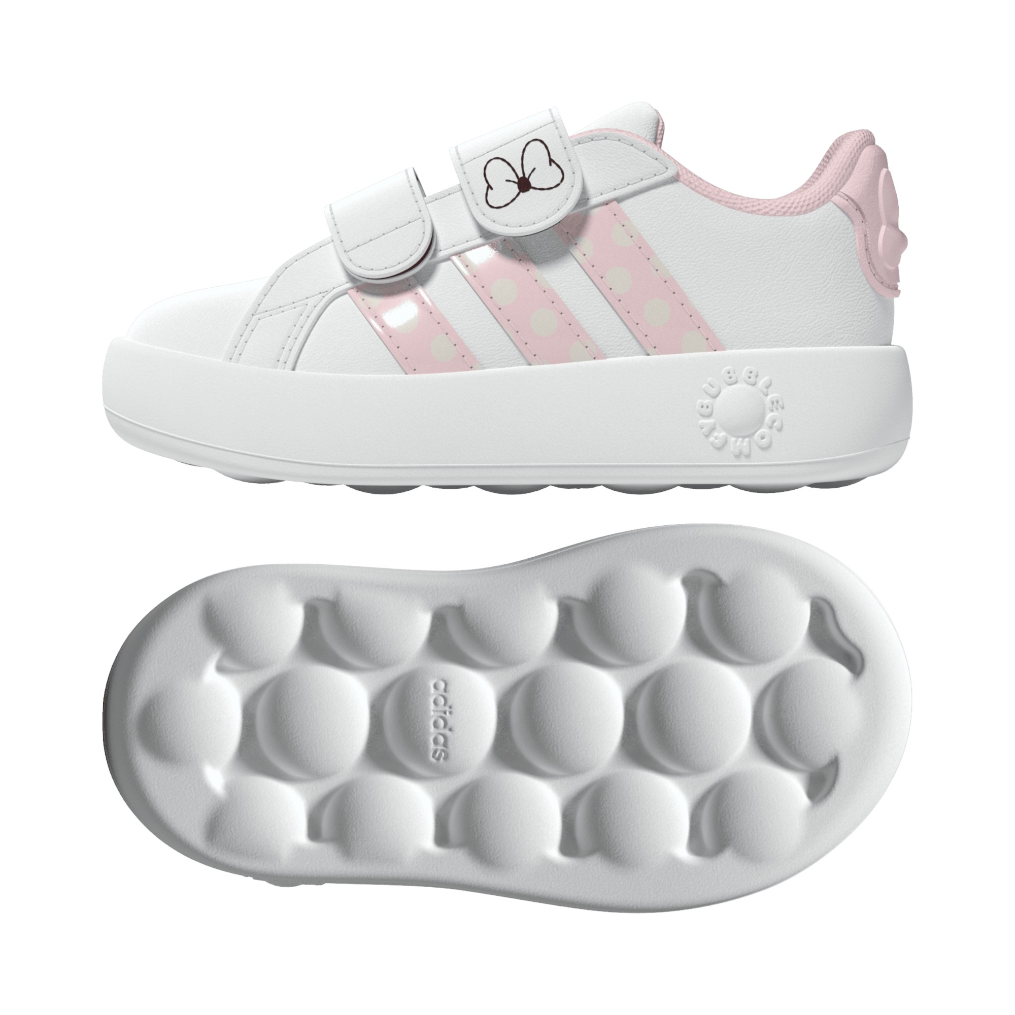 SYN LEATHER      WHT/PINK/WHT