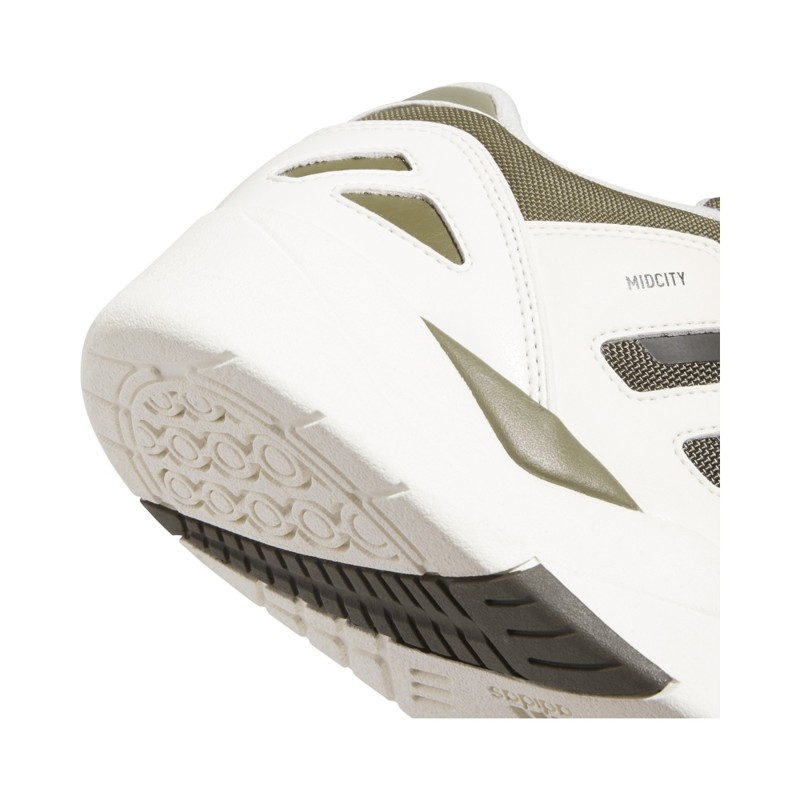 SYN LEATHER-TXT  OFFWHT/OLIVE/OLIVE