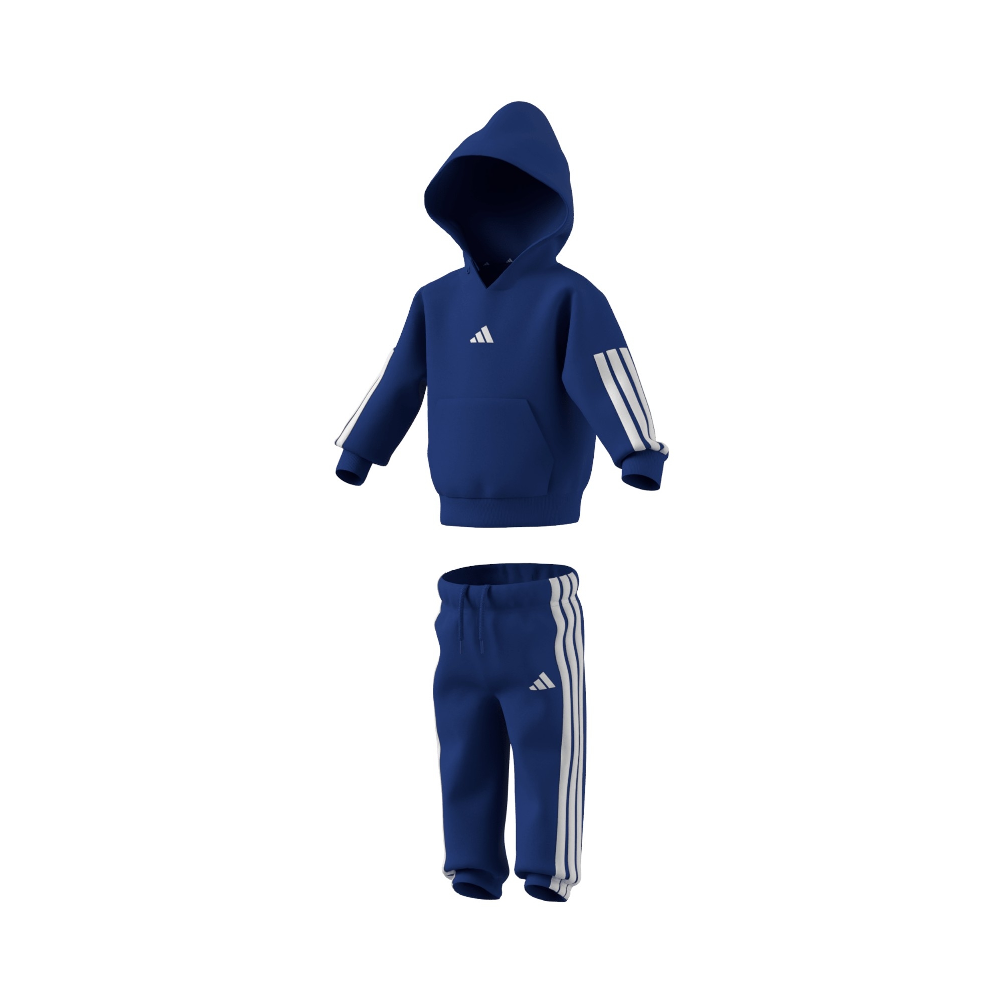 COT.FLEECE       BLUE/WHITE