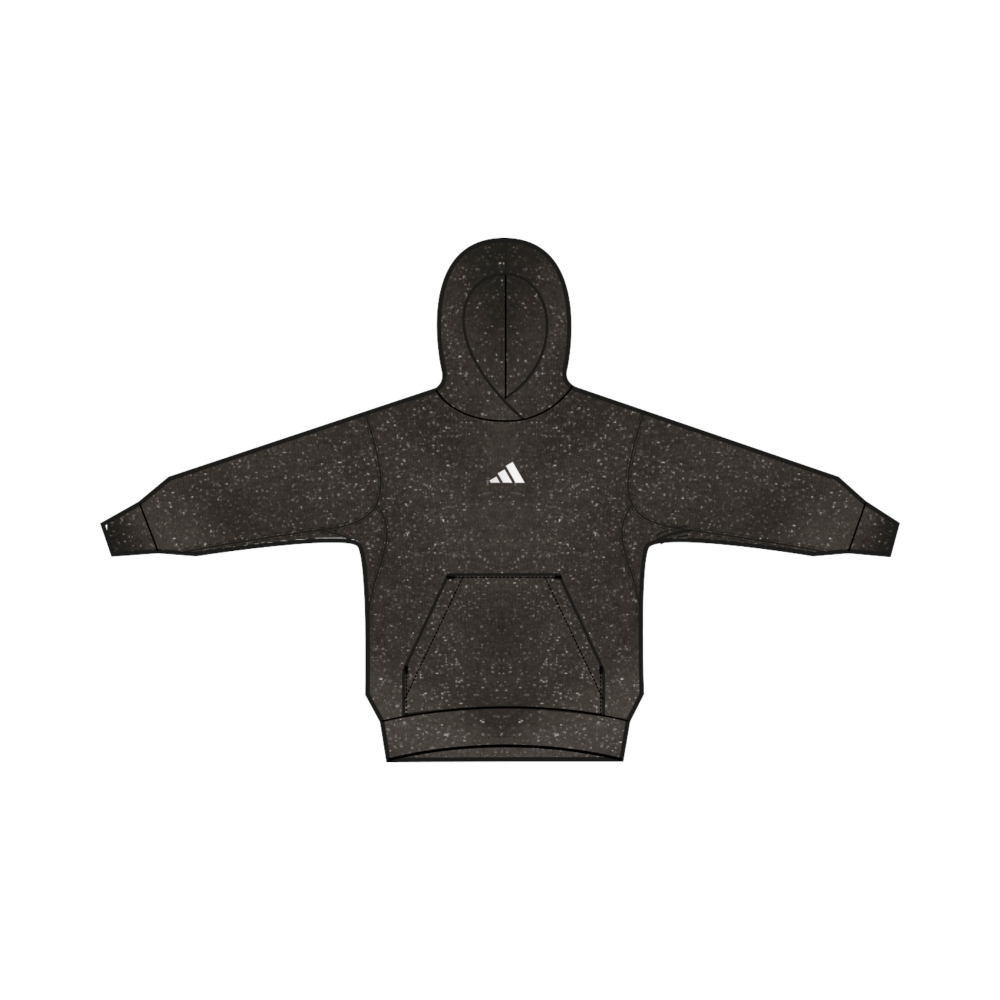 METALLIC FLEECE  BLACK