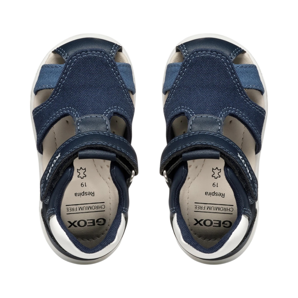 SAND.S.PELLE-TES ZAPITO-NAVY/WHT