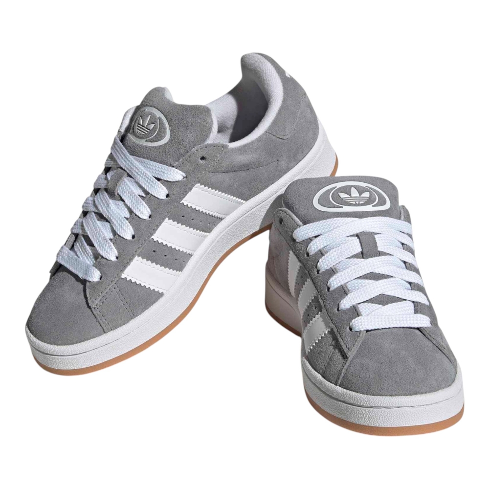 SUEDE-SYN.LEA    GREY/WHITE/WHITE