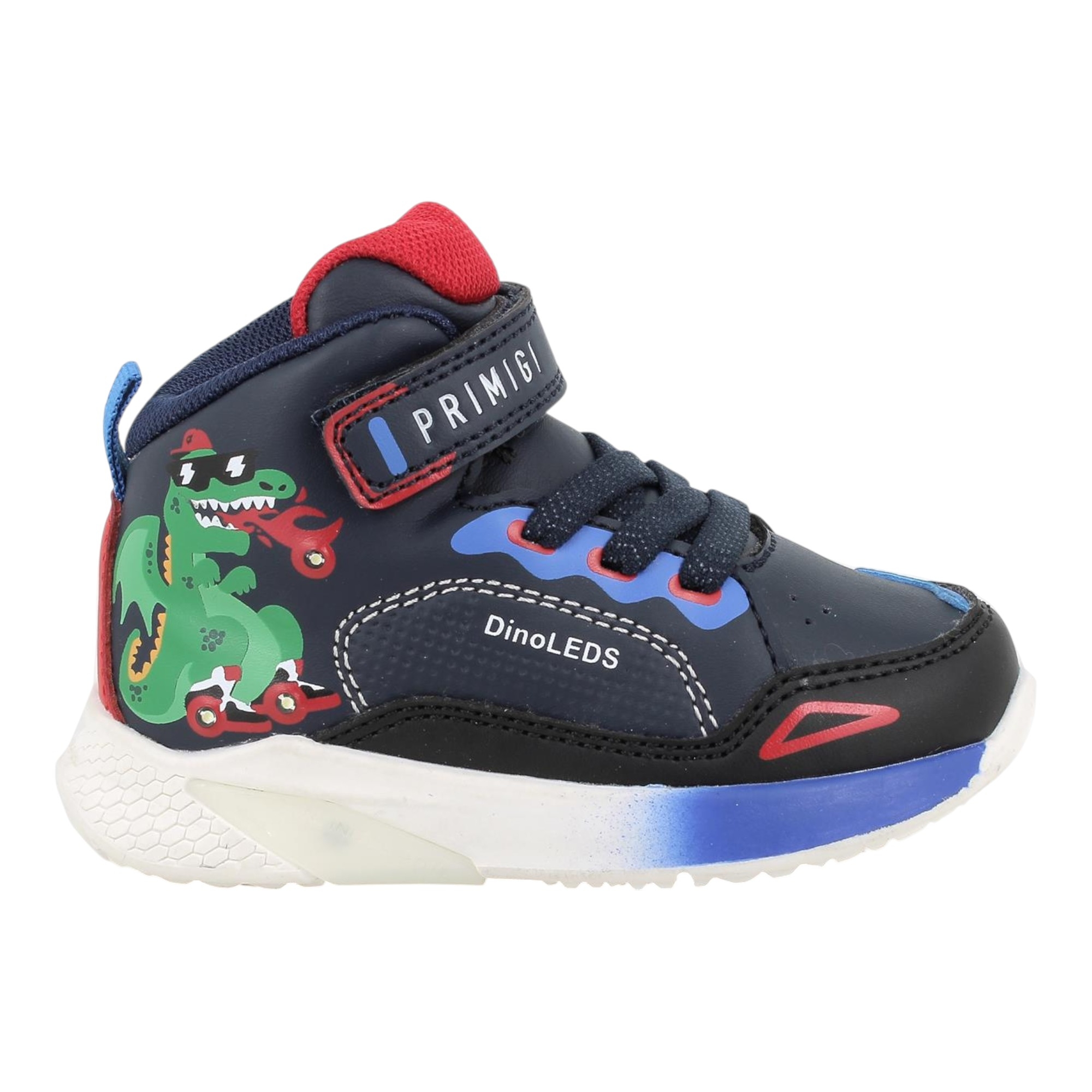 Sneakers blu con strap