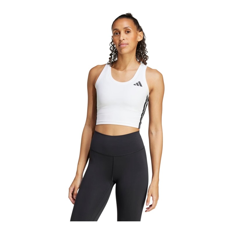 Train Essentials 3-Stripes Crop Tank Top