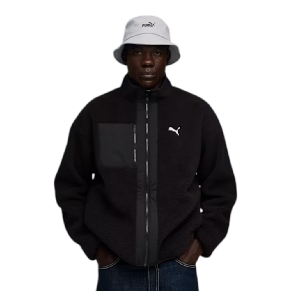 Giacca reversibile in sherpa 